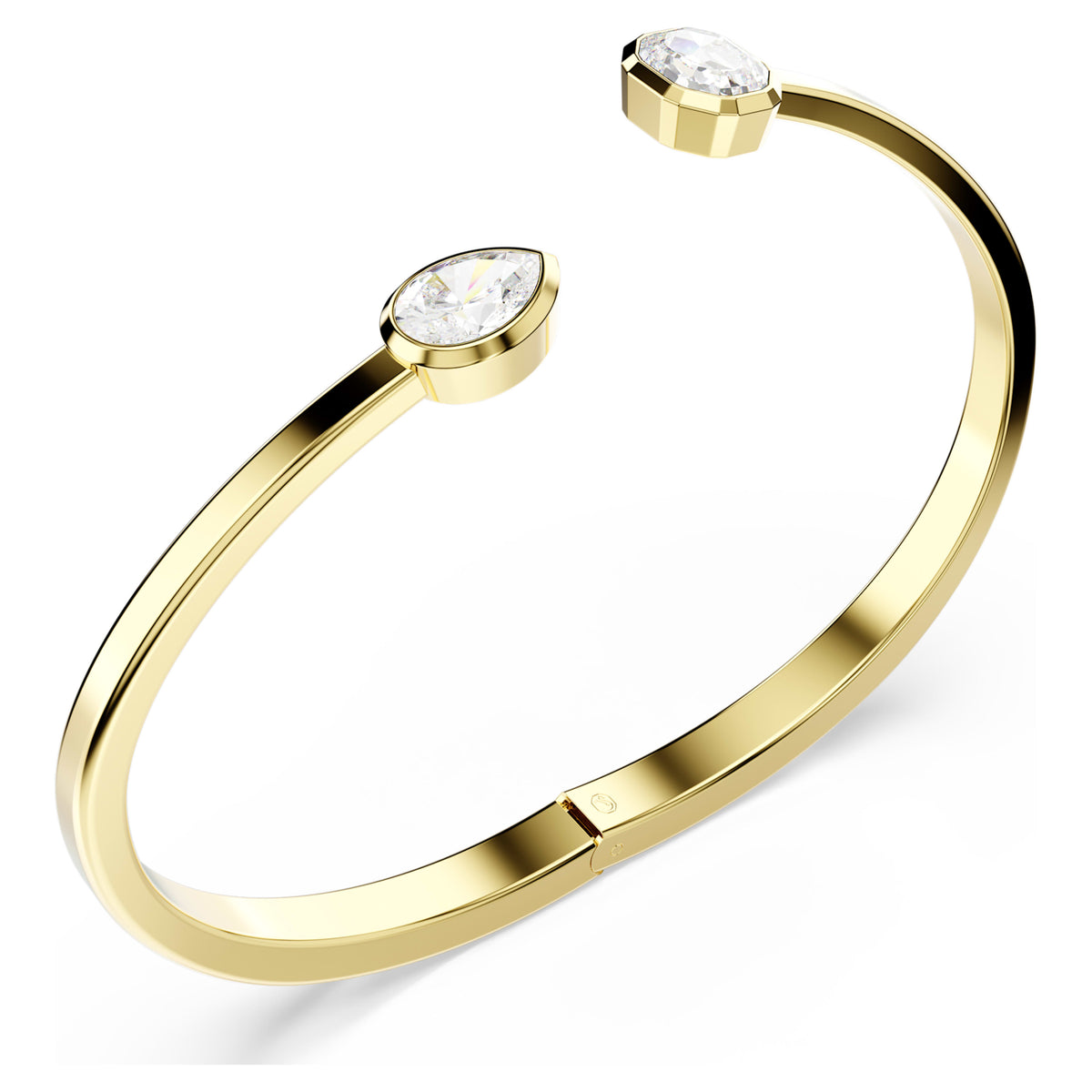 IMBER BANGLE - WHITE, GOLD
