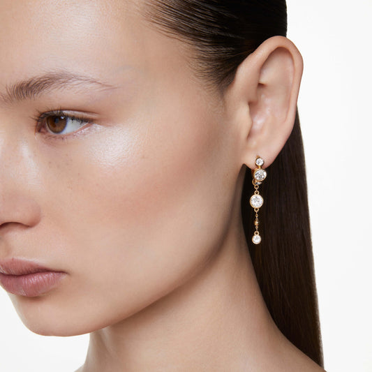 IMBER DROP EARRINGS - WHITE, MIXED-METAL