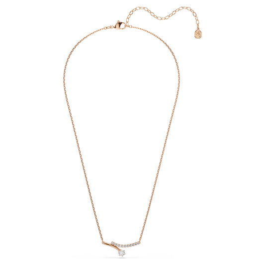MATRIX NECKLACE - WHITE, 18K ROSE GOLD