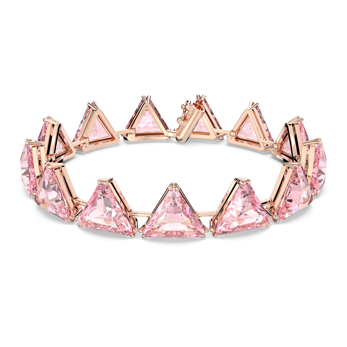 MATRIX TENNIS BRACELET TRIANGLE - PINK, ROSE-GOLD