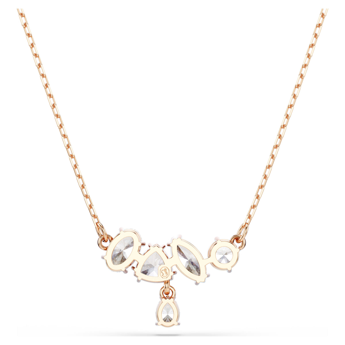MESMERA NECKLACE - WHITE, 18K ROSE GOLD