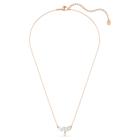 MESMERA NECKLACE - WHITE, 18K ROSE GOLD