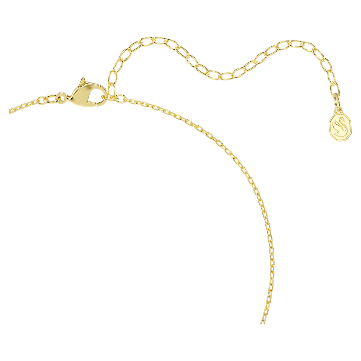 MESMERA Y NECKLACE - WHITE, 18K GOLD