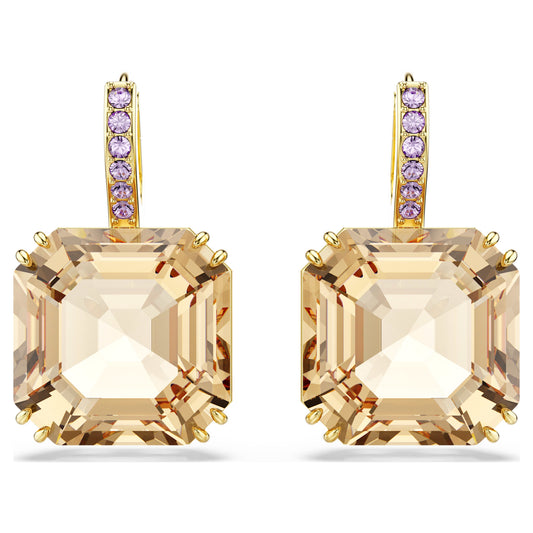 MILLENIA DROP EARRINGS - CARAMEL, GOLD