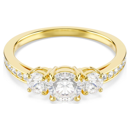 STILLA ATTRACT RING - WHITE, GOLD