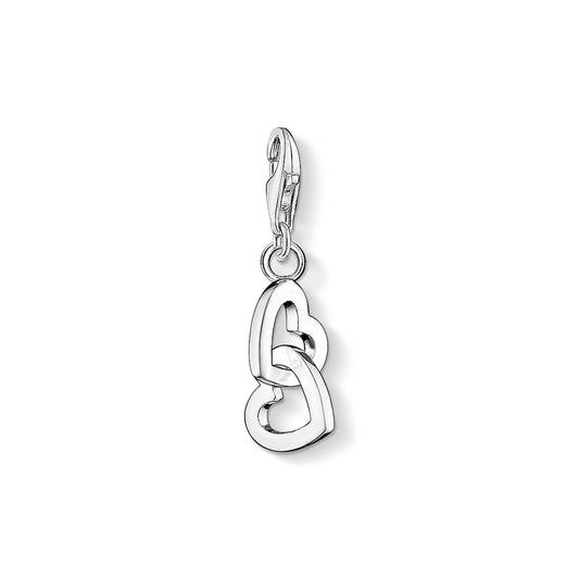 CHARM CLUB LOCKED HEARTS CHARM