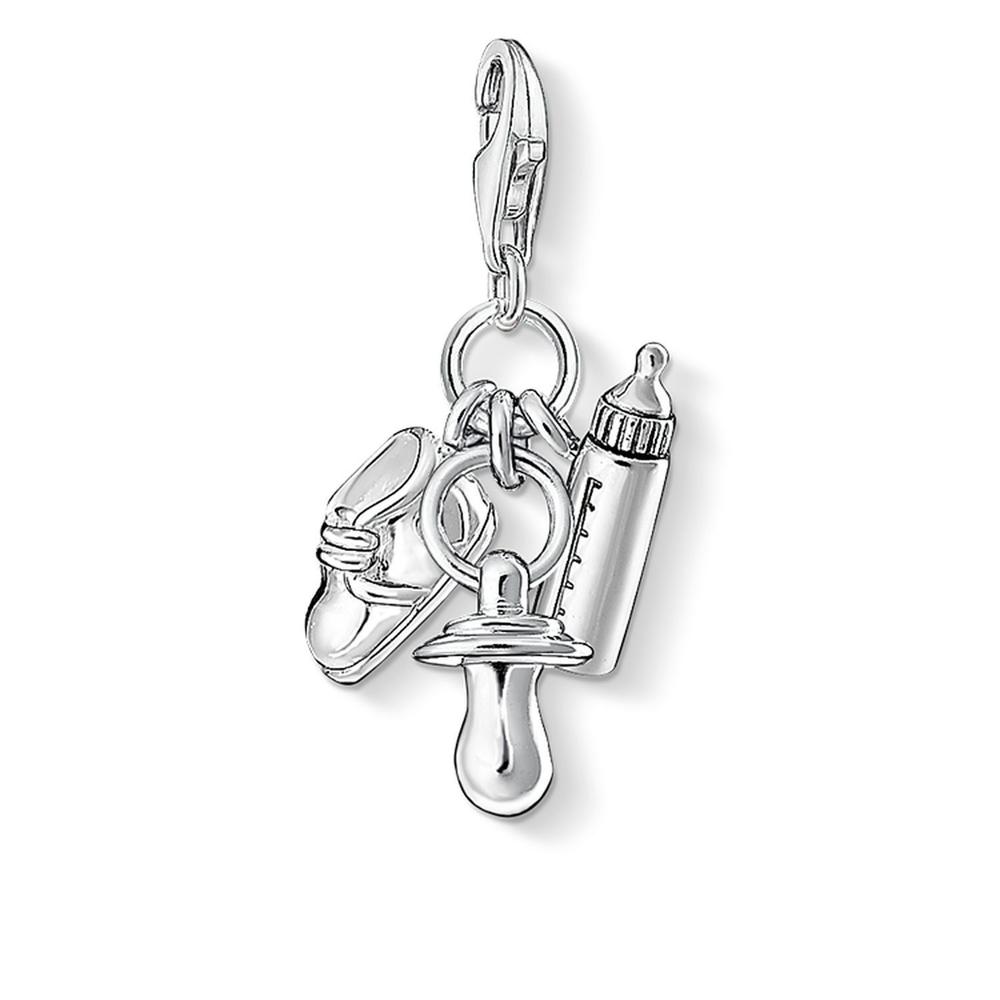 CHARM CLUB BABY BOTTLE, BOOTIE & SOOTHER CHARM