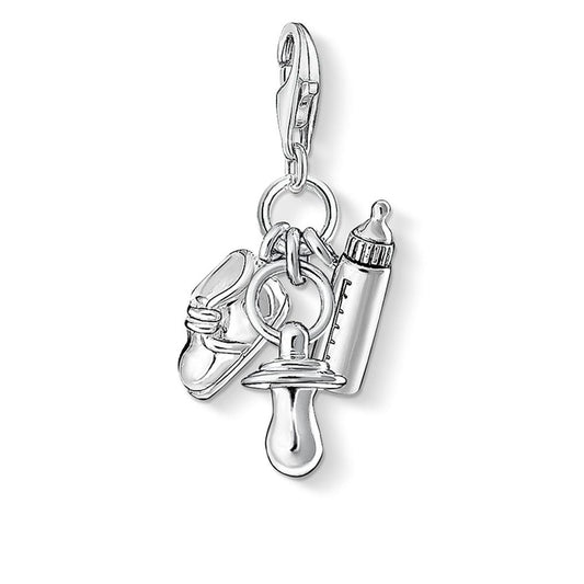 CHARM CLUB BABY BOTTLE, BOOTIE & SOOTHER CHARM