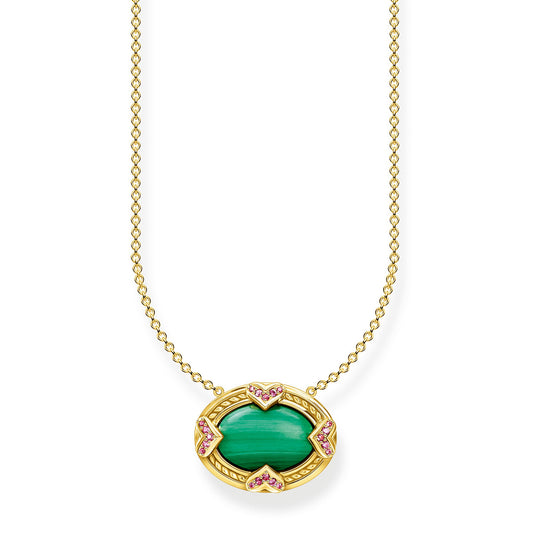 MAGIC GARDEN MALACHITE NECKLACE