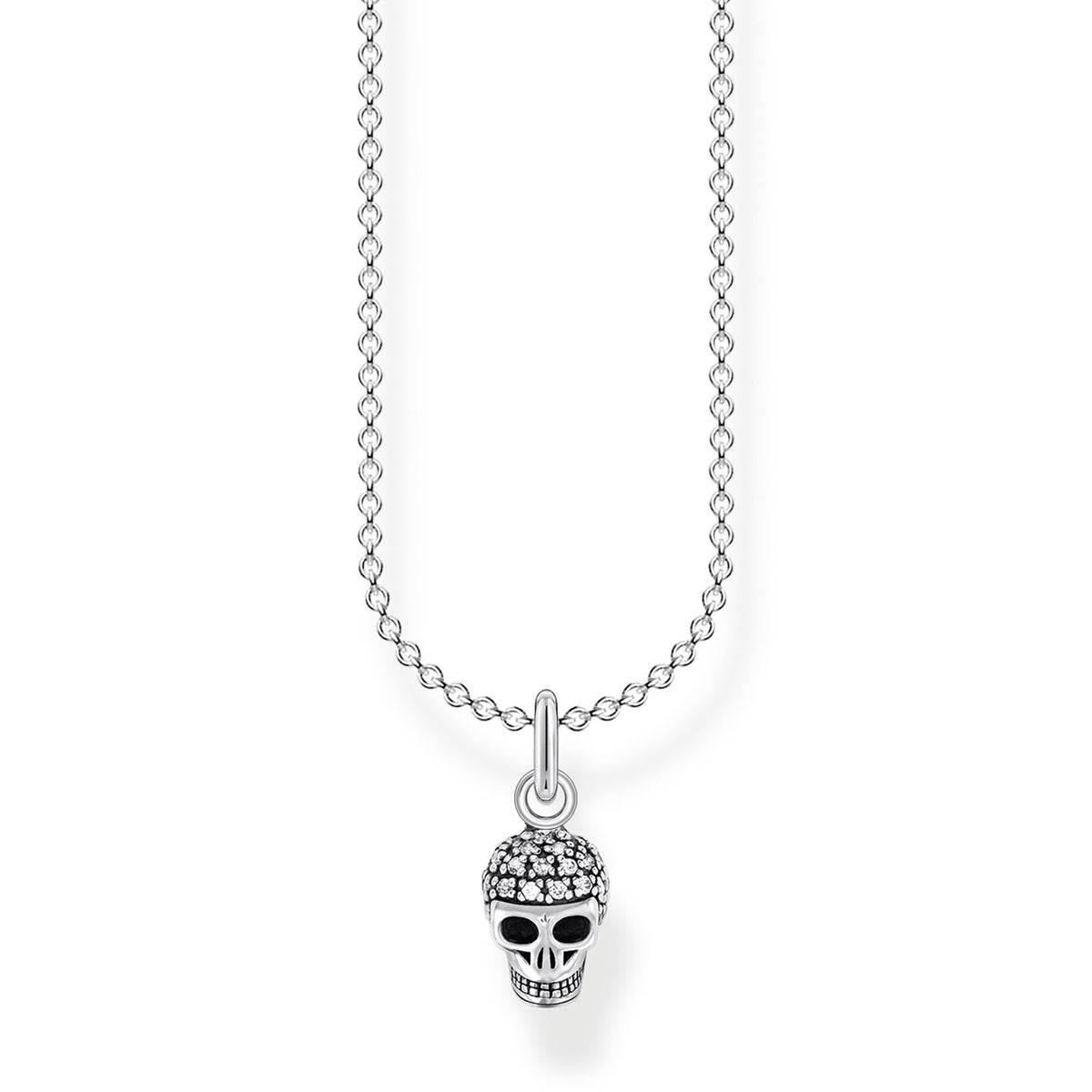 CHARMING COLLECTION SKULL NECKLACE 38-45CM
