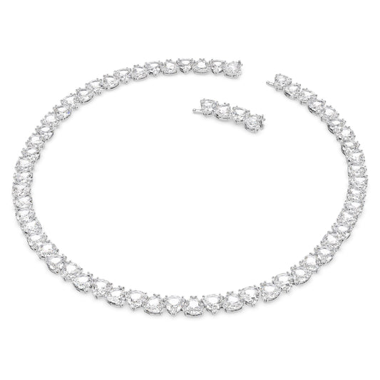 MILLENIA NECKLACE TRILLIANT - WHITE, RHODIUM